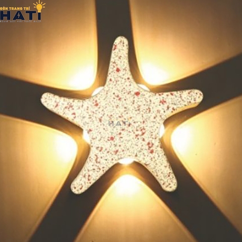Đèn tường ngoài trời hiện đại Starfish