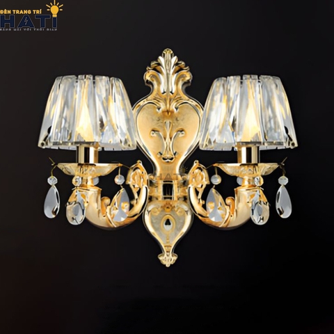 Đèn tường pha lê Osric 2 bóng