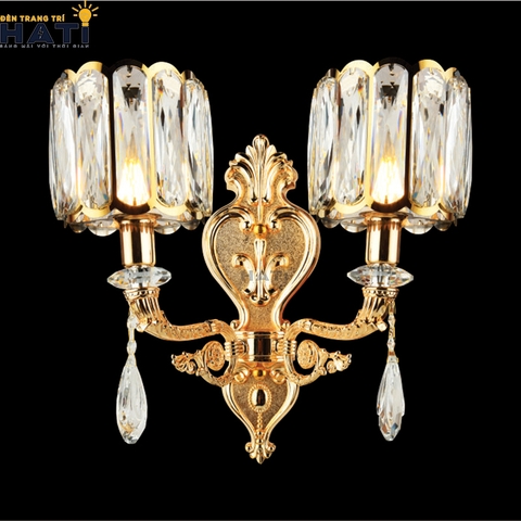 Đèn tường pha lê Percival 2 bóng