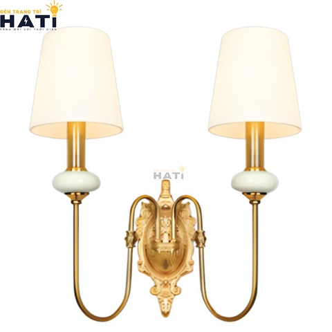 Đèn tường tân cổ điển Abbott 2 bóng