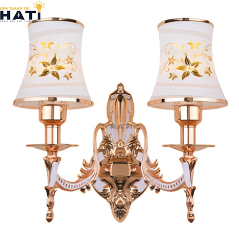 Đèn tường thuỷ tinh Audric 2 bóng