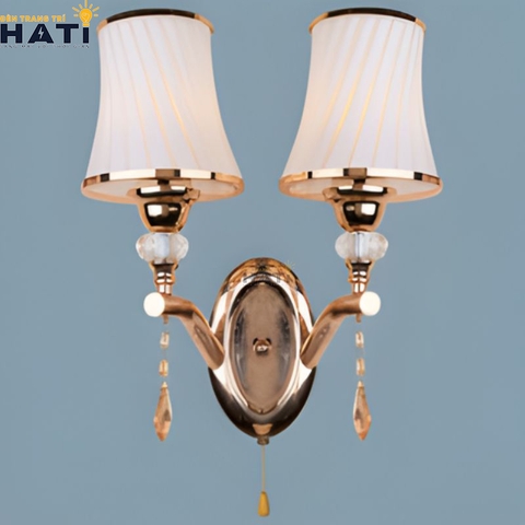 Đèn tường thuỷ tinh Aymer 2 bóng