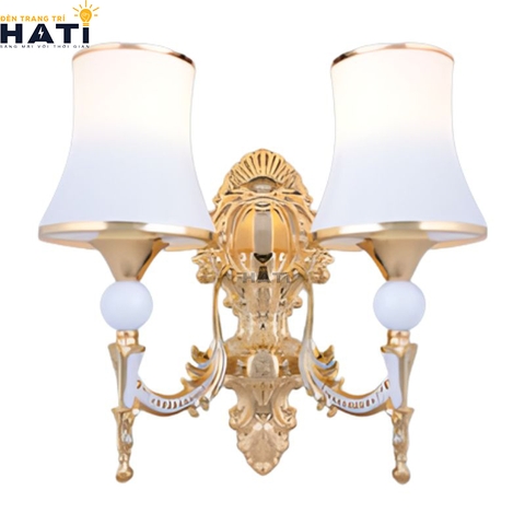 Đèn tường thuỷ tinh Badric 2 bóng