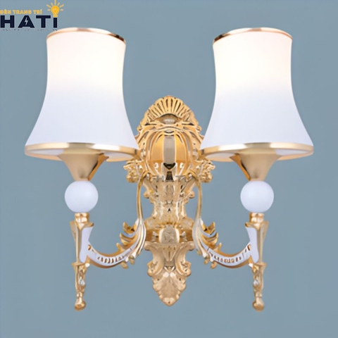 Đèn tường thuỷ tinh Badric 2 bóng