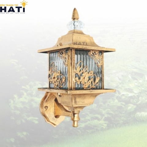 Đèn vách ngoài trời cổ điển Bracelet màu vàng