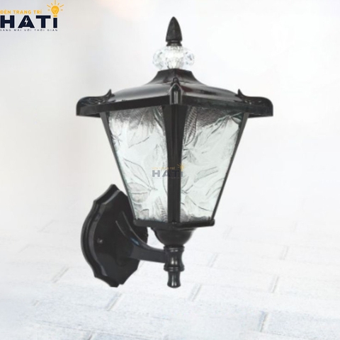 Đèn vách ngoài trời cổ điển Engra màu đen