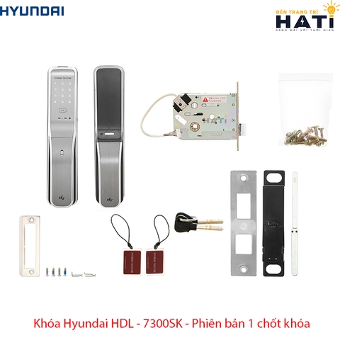 Khóa thông minh Hyundai HDL-7300SK mở khóa thẻ từ