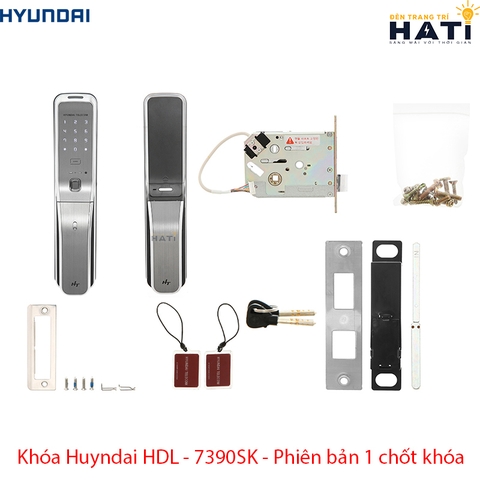 Khóa thông minh Hyundai HDL-7390SK mở khóa vân tay