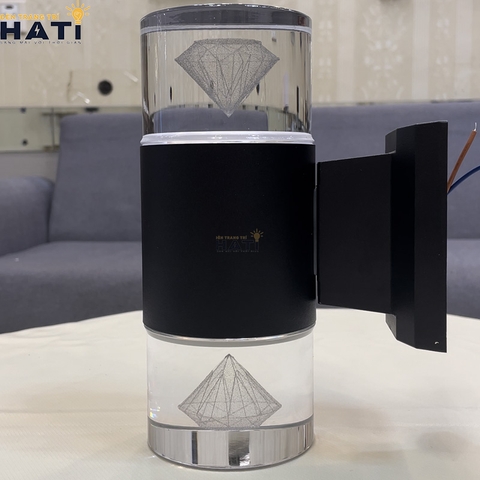 Đèn ống nhòm 2 đầu hoạ tiết kim cương