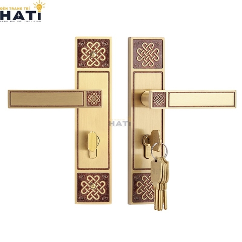 Khóa cơ cửa chính Demax CLK319  BRASS