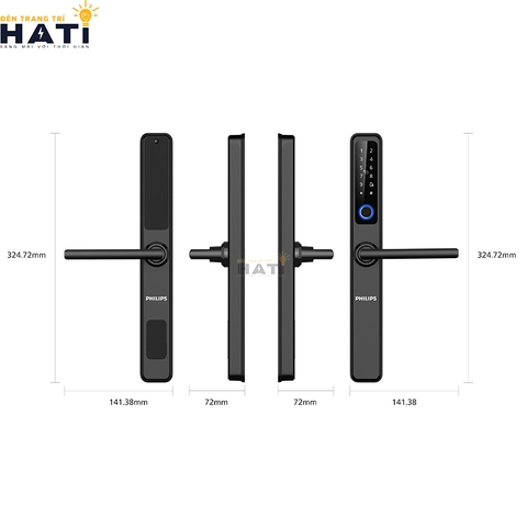Khóa cửa thông minh Philips DDL608-5HWS