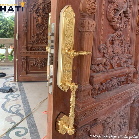 Khóa đại sảnh vân tay Kassler KL-999 Mạ vàng 24k