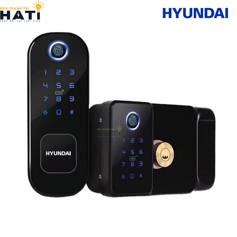 Khóa thông minh Hyundai cửa cổng HY-SLN002 Black