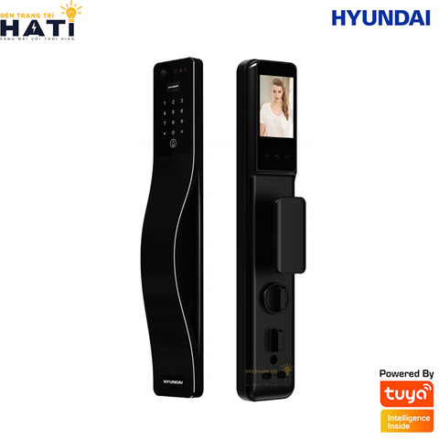 Khóa thông minh Hyundai cửa gỗ HY-SLA807F Black
