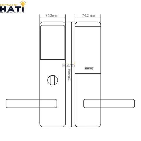 Khóa thông minh khách sạn Giovani GSL-H3