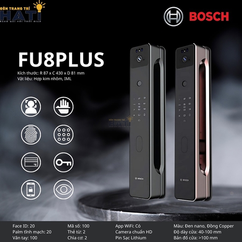 Khóa vân tay Bosch FU8PLUS