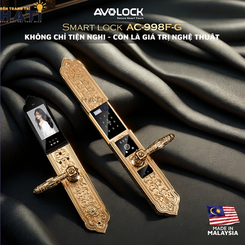Khóa vân tay cửa gỗ Avolock AC 998F