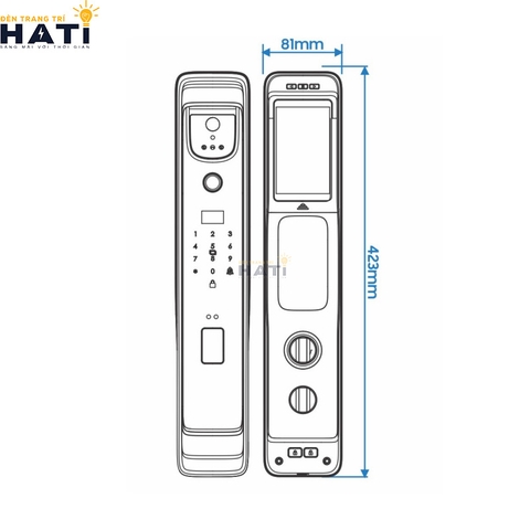 Khóa thông minh cửa gỗ Sharp S5-DV