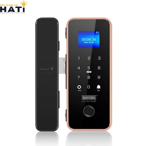 Khóa vân tay cửa kính Giovani GSL-G1B