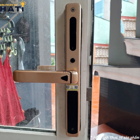 Khóa vân tay cửa nhôm Kassler KL-599 LX Champagne