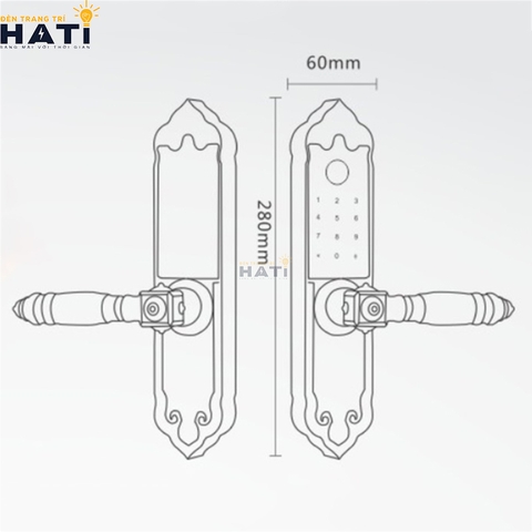 Khóa vân tay đại sảnh Kassler KL-919 APP