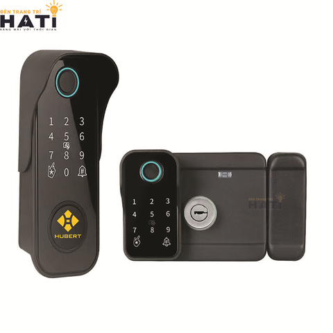 Khóa vân tay Hubert cửa cổng CC78 BLACK