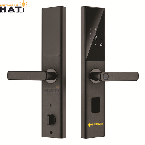 Khóa vân tay Hubert cửa gỗ CG22 BLACK