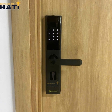 Khóa vân tay Hubert cửa gỗ CG22 BLACK