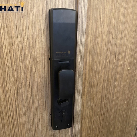 Khóa vân tay Hubert cửa gỗ CG26 Dark Gray