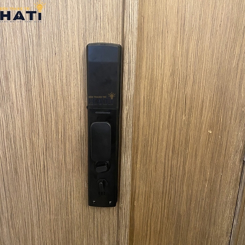 Khóa vân tay Hubert cửa gỗ CG26 Dark Gray