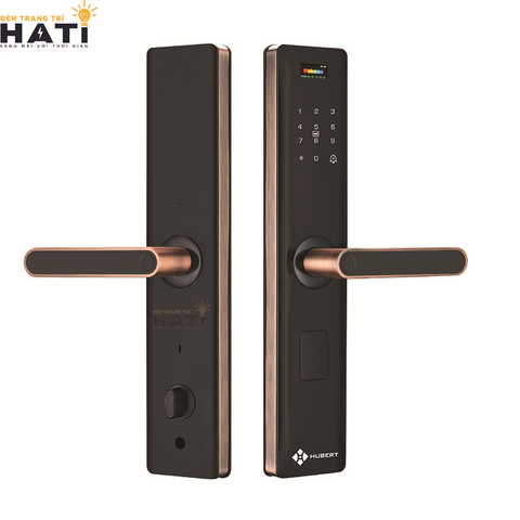 Khóa vân tay Hubert cửa gỗ CG60 GOLD