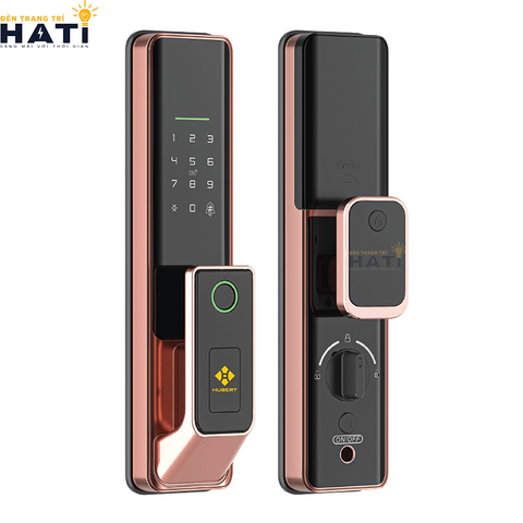 Khóa vân tay Hubert cửa gỗ CG67 MINI