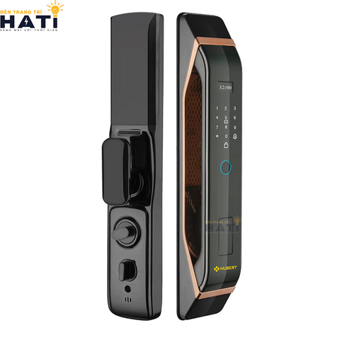 Khóa vân tay Hubert cửa gỗ CG68 COPPER