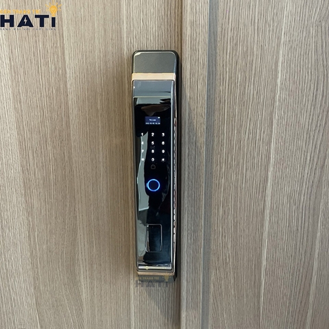 Khóa vân tay Hubert cửa gỗ CG68 COPPER