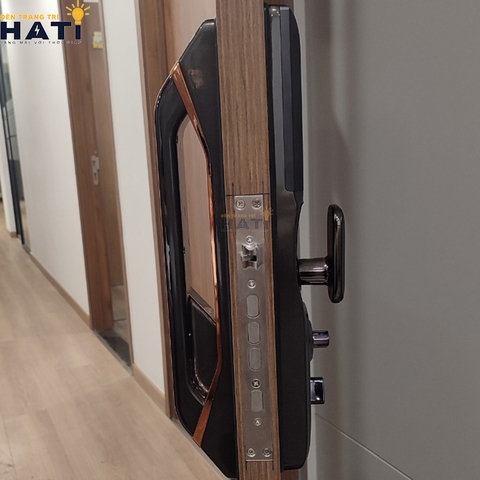 Khóa vân tay Hubert cửa gỗ CG68 COPPER