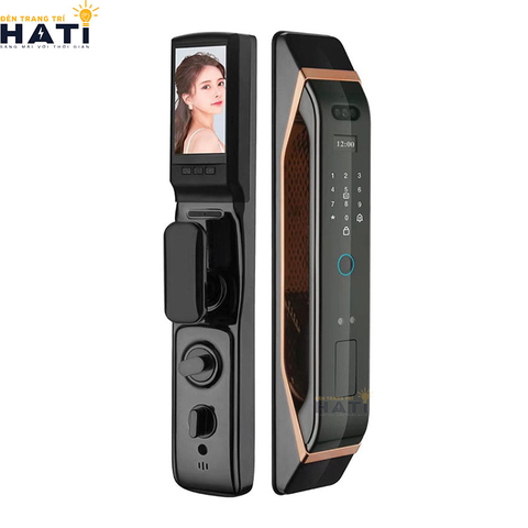 Khóa vân tay Hubert cửa gỗ CG68VF COPPER