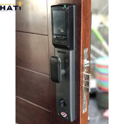 Khóa vân tay Hubert cửa gỗ CG69VF Black