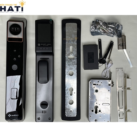 Khóa vân tay Hubert cửa gỗ CG69VF Black