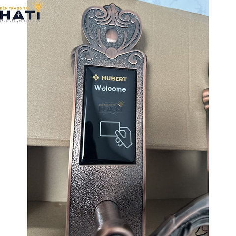 Khóa vân tay Hubert cửa khách sạn KSCG86 AMBER GOLD