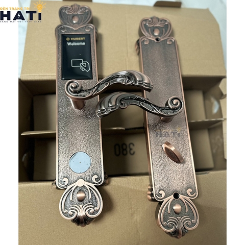 Khóa vân tay Hubert cửa khách sạn KSCG86 AMBER GOLD