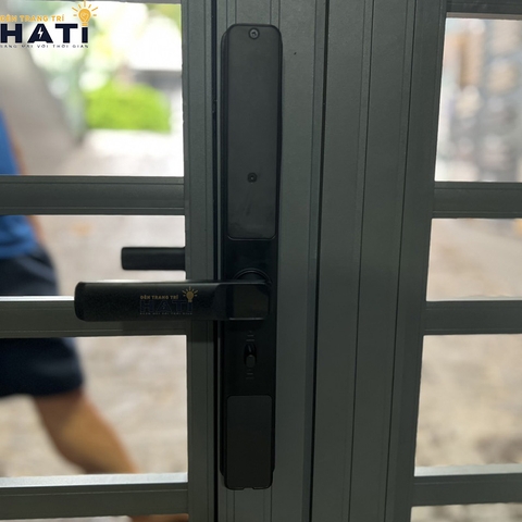 Khóa vân tay Hubert cửa nhôm CN21 BLACK