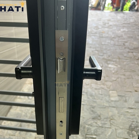 Khóa vân tay Hubert cửa nhôm CN21 BLACK