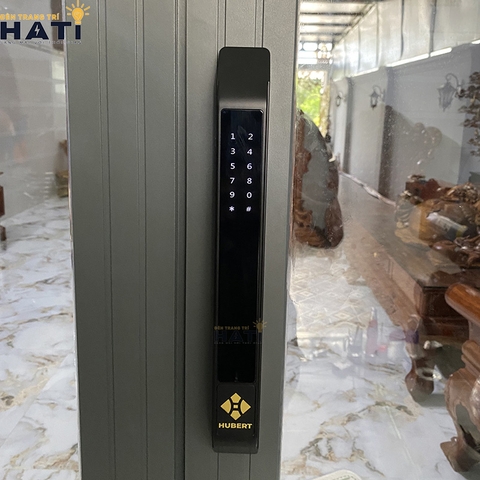Khóa vân tay Hubert cửa nhôm CN79 BLACK