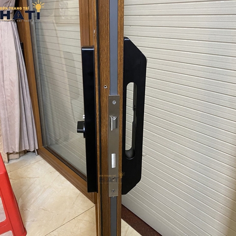 Khóa vân tay Hubert cửa nhôm CN79 BLACK