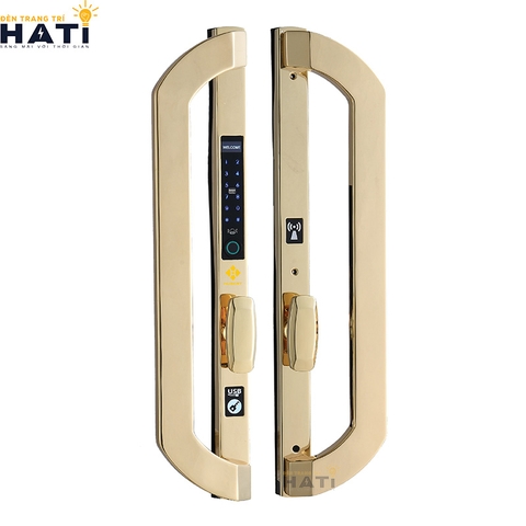 Khóa vân tay Hubert cửa nhôm CNI8 EU GOLD 24K