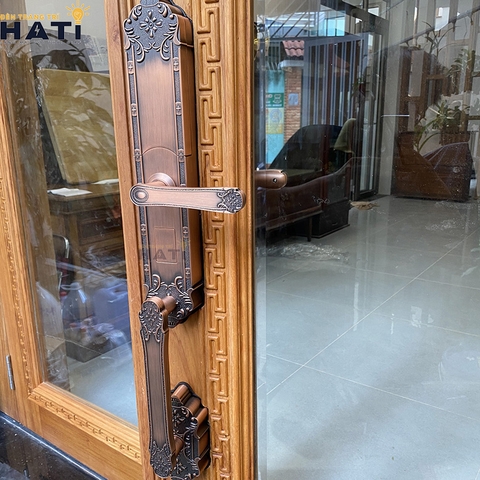 Khóa vân tay Hubert đại sảnh DS77 COPPER