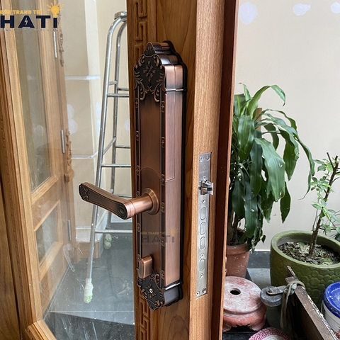Khóa vân tay Hubert đại sảnh DS77 COPPER