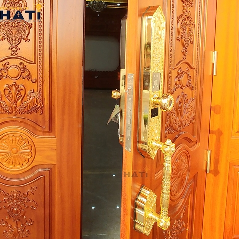 Khóa vân tay Hubert đại sảnh DS79F GOLD