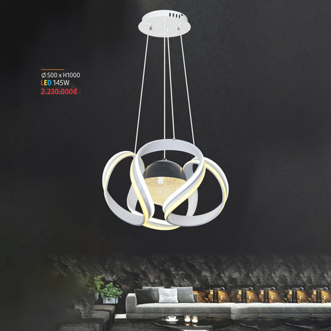 Đèn thả led hình búp sen