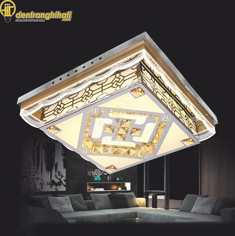 Đèn ốp pha lê vuông Alicia